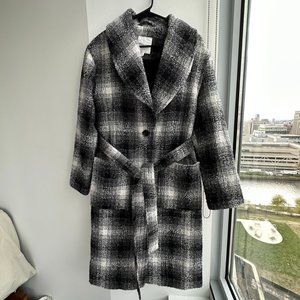 Avec Les Filles Women's Tweed Topcoat Size M